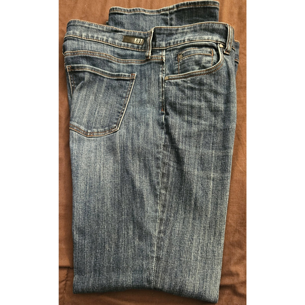KUT Bootcut Jeans Size 14/34 Blue Dark Wash Kut From The Cloth Denim Woman's